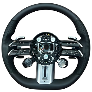 Volant en cuir AMG Dragonfly pour Mercedes W177 W205 W213 X247 X253, de l'ancien au nouveau modèle - Product Image 5
