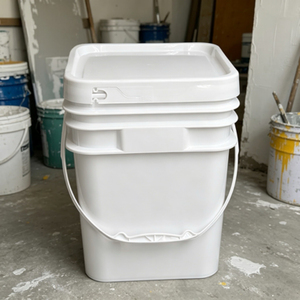Seau d'emballage multifonctionnel en PP de qualité alimentaire, fabriqué en Chine, seau carré de 15 L pour revêtement d'encre - Product Image 1