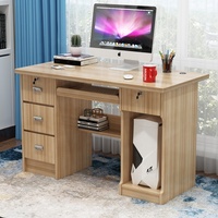 Bureau de 1,2 m de taille compacte, design moderne, prix compétitif 2025, convertible pour le gaming et le bureau, avec tiroir de rangement mural durable