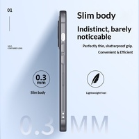 Coque de téléphone portable pour XS Max, semi-transparente, en silicone givré, ultra-fine, respirante, anti-chute, anti-traces de doigts, avec protection de l'appareil photo