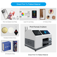 Impresora UV Plana Inteligente H5 de Escritorio, Altamente Recomendada, para Uso Comercial y Doméstico, Máquina de Impresión Controlada por Aplicación Móvil