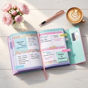 Muestra Gratuita de Cuaderno Personalizado, Libretas Espiraladas, Agenda Semanal, Artículos de Papelería Escolares, Diario, Libreta de Notas, Organizador de Presupuesto - Product Image 2