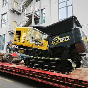 Broyeur de racines de bois alimenté par moteur DP70, déchiqueteuse de souches d'arbres, machine mobile pour déchets de bois - Product Image 1