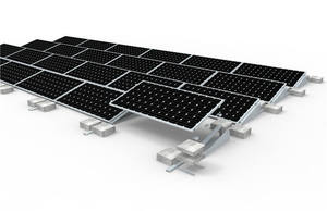 Système de support de panneaux solaires pour toit de terrasse en aluminium sur mesure, fournisseur chinois - Product Image 3