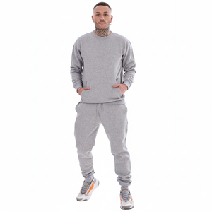 Vêtements de sport décontractés, Design uni personnalisé, pantalon de sport Slim, survêtement à capuche avec fermeture éclair pour hommes - Product Image 1