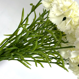 Fiori di Garofano in Seta Realistici di Alta Qualità, Bianchi e <span class=keywords><strong>Rosa</strong></span>, <span class=keywords><strong>per</strong></span> la Festa della Mamma, Decorazione Casa e Vaso - Product Image 3