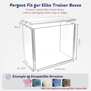 Caja de Acrílico Personalizada para Entrenadores Elite con Tapas Magnéticas Resistentes, Estuche Protector de Acrílico para Exhibición - Product Image 2