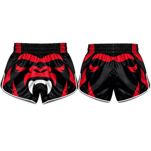 Shorts de Muay Thai pour hommes, conception personnalisée de haute qualité, impression OEM ODM, pour le MMA, le kick boxing et les combats - Product Image 1