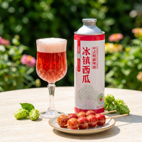 Kingstar Iced Melon Chinese Craft Herb Spice Passionfruit Ale Beer 1L*6 Cans Bottles 4.1% Alcohol Light Natural Taste