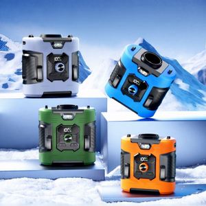 Portable High Speed With <b>Lighting</b> Lightweight Waist <b>Neck</b> Hanging Desktop Cooling Fan Personal Outdoor Camping Cooler - Product Image 2
