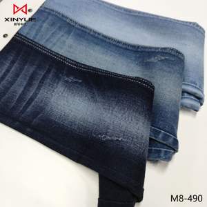 8 + 8*12 tela vaquera elástica tejida azul + 95/2/3 algodón/poliéster/Spandex 8 + 8*12 tela vaquera elástica tejida azul - Product Image 6