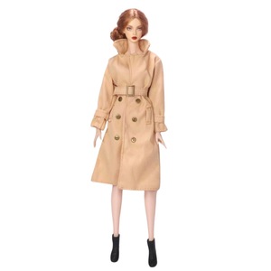 Ensemble <span class=keywords><strong>de</strong></span> vêtements pour poupées <span class=keywords><strong>de</strong></span> 30 cm : Trench-coat, veste longue, ceinture et bottes en tissu, <span class=keywords><strong>accessoires</strong></span> pour 0-24 mois, vente en gros - Product Image 3