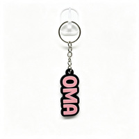 Porte-clés personnalisé en PVC 2D/3D, animaux de dessin animé, anime, vente en gros, OEM, faible MOQ, anneau en acier inoxydable, cadeau promotionnel durable