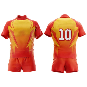2025 New Custom Rugby Jersey Uniform Sets for Men & Ladies Sublimated Breathable Short Sleeve Training Gear - Product Image 3
