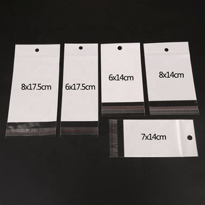 bracelet necklace earrings waist beads storage display cellophane packs self adhesive opp plastic bag clear jewelry packaging
