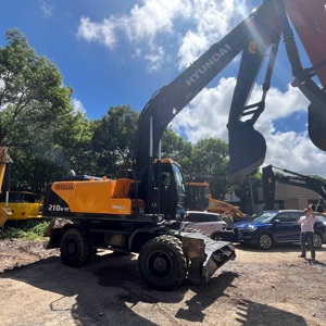 Máquina de Construcción Hyundai210w-9T, Excavadora de Ruedas de 21 Toneladas, Excavadora Hyundai Usada, Hyundai 210 Usada - Product Image 5