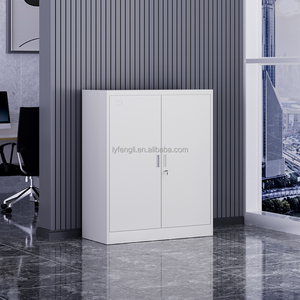 Armoire de classement en acier moderne et polyvalente, verrouillable, couleur RAL personnalisée, revêtement en poudre durable pour bureau, maison, cuisine, chambre, salon - Product Image 1