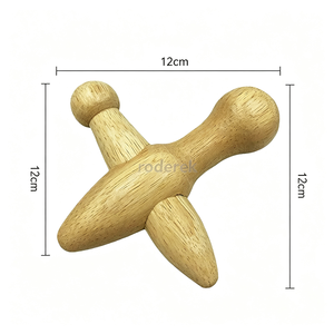 Massaggiatore a croce in legno per agopressione, bastone <span class=keywords><strong>giapponese</strong></span> per meridiani, strumento per pressione sui punti di agopuntura e riflessologia plantare - Vendita calda - Product Image 6
