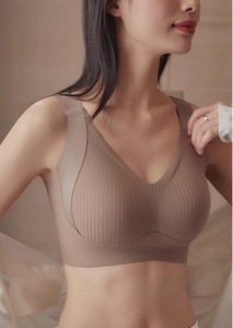 Sous-vêtements fins pour femmes, sans trace, avec soutien-gorge réglable, pour gros seins, sans armature, taille unique - Product Image 6