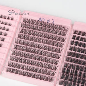 SP kirpik toptan segmentleri küme kirpik uzatma doğal bireysel Lashes DIY kirpik küme uzatma kiti - Product Image 3