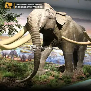 MY Dino FSA523 Fiberglass Life Size Animal Statues Big Elephant