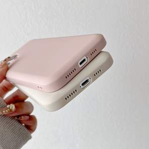 Nouvelle coque pour iPhone 16, TPU liquide, couleur unie, protection intégrale pour iPhone 15 Pro Max - Product Image 4