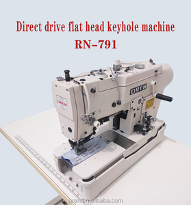Machine à coudre industrielle à point noué à lit plat OREN RN-791 pour la confection de vêtements de nuit et de chemises - Product Image 3
