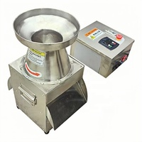 Pengolah Makanan Komersial Stainless Steel, Pencacah Daging Bawang Putih, Penggiling Sayuran Jahe dengan Motor 220V