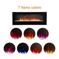 Décoration artificielle flamme cheminée murale juste place intérieure télécommande insert électrique suspendu pour cheminée vente