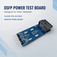 Carte de test d'alimentation OSFP en gros en stock 3.3V DC I2C pour tests d'âge des modules optiques 1600G dans les usines de production en série