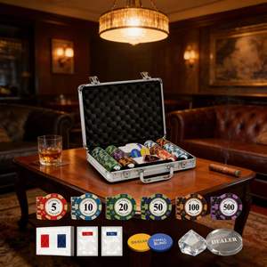 Lot de jetons de poker professionnels en gros <span class=keywords><strong>Monte</strong></span> <span class=keywords><strong>Carlo</strong></span>, jetons de casino en argile personnalisables 40 mm, valeur personnalisable, pour <span class=keywords><strong>salle</strong></span> de poker, 100 pièces - Product Image 5