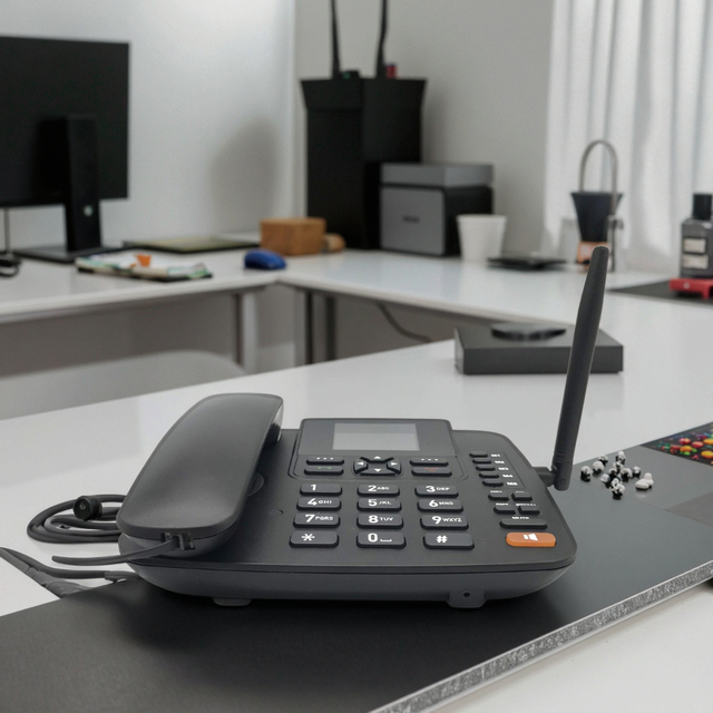 4g Wireless Cordless Phone LTE SIM Card Desktop Fixed Terminal Telephone 4G Cordless Phone