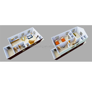 Nueva arquitectura modular proyecto UPS prefabricadas de hormigón villa 3d edificio dibujos - Product Image 3