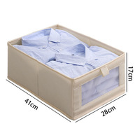 Organisateur de vêtements pliable pour armoire, boîte de rangement pour sous-vêtements, jouets et articles divers, vente chaude