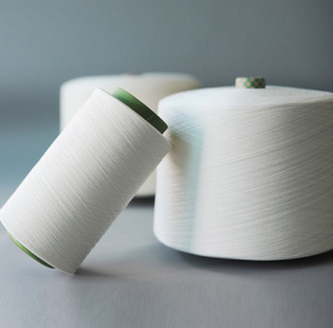 MVS NE 16/1 100% Birla Liva Eco Viscose Raw White Vortex Spun Yarn para tejer y tejer - Product Image 1