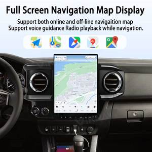 วิทยุติดรถยนต์ Qualcomm Android 13 สำหรับ Toyota Tacoma ปี 2016-2023 พร้อมระบบนำทาง GPS มัลติมีเดีย เครื่องเล่นเสียง วิดีโอ และ Carplay - Product Image 5