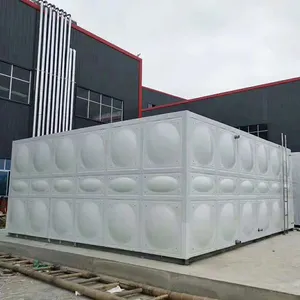 Tanque de almacenamiento de agua de lluvia, modular, cuadrado, FRP/GRP, alta calidad