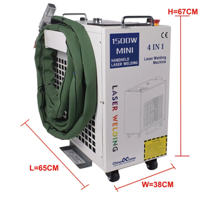 Machine de nettoyage laser portative 1000W 1500W 2000W, nettoyeur laser à fibre pulsée pour l'élimination de la rouille, de la peinture et des revêtements sur les pièces métalliques et équipements - Product Image 4