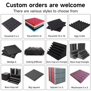 Panneau acoustique en mousse PU moderne en mosaïque 3D, diffuseur acoustique, fond de <span class=keywords><strong>mur</strong></span> pour studio intérieur, hôtel, design graphique, absorption acoustique - Product Image 3