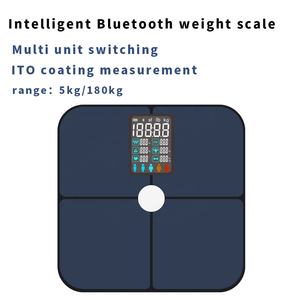 Balance <span class=keywords><strong>de</strong></span> précision intelligente Écran couleur VA Indicateur <span class=keywords><strong>de</strong></span> <span class=keywords><strong>graisse</strong></span> corporelle Affichage LED Fréquence cardiaque Application pour la perte <span class=keywords><strong>de</strong></span> poids Unité kg - Product Image 4