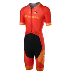 China custom sublimation cycling skin wear high performance triathlon suit