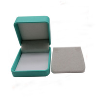 Boîte à bijoux en plastique rigide personnalisée Everwin, non ternie, bleu clair, pour emballage de pendentifs, boîte de présentation de bijoux pour les marques
