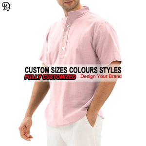 Magliette Hippie estive da <span class=keywords><strong>uomo</strong></span> con maniche corte di cotone con maniche corte da <span class=keywords><strong>uomo</strong></span> personalizzate - Product Image 5