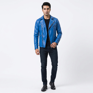 Chaqueta de Cuero para Hombre, Estilo Casual, con Cierre, Material de Alta Calidad, Precio de Mayoreo, Oferta de Invierno - Product Image 1