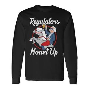 Maglietta a Maniche Lunghe con Collo Rotondo Regulators Mount Up, Unisex per Adulti, Abbigliamento Promozionale - Product Image 1