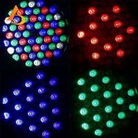 Lampu Par LED RGBW AICPOSE Outdoor Tahan Air 54PCS 3W, Casing Kedap Air, DMX512, Lampu Par Panggung