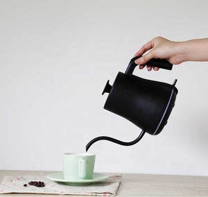 Hervidor de agua eléctrico de cuello de cisne de acero inoxidable para verter sobre o té - Product Image 5