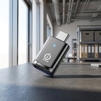 Adaptateur Type-C 3.0 OTG, convertisseur de téléphone vers clé USB, en alliage de zinc, connexion Type-C, câble de données compatible pour ordinateur