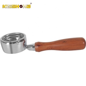 Gaggia portafilter Máy pha cà phê phụ kiện Naked soild gỗ Barista công cụ 58mm cà phê không đáy portafilter - Product Image 6