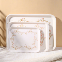Nouvelles fournitures de table de style chinois, vaisselle facile à nettoyer, assiettes en imitation porcelaine pour la maison